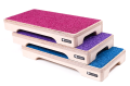 pink, purple, blue