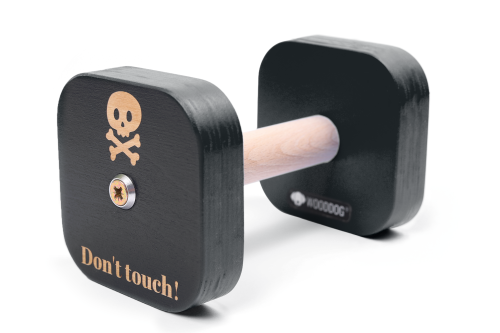 Dumbbell EXTREME HEAVY - personalized with graphic