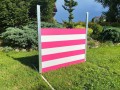 Obedience closed jump - dark pink and white