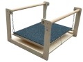 Platform on chains (puppy socialization)